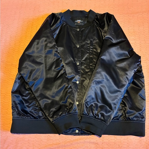 Woman’s Harley Davidson Black Bomber Jacket Size 3X - Picture 5 of 16
